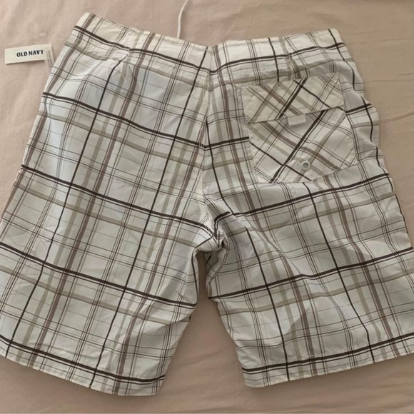 NWT Old Navy Men's Size M Beach Volley Swim Drawstring Board Shorts - Picture 2 of 2